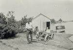 Man Pulling Cart