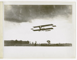 Benoist Type XII in Flight Near Shelby County, Ohio, circa 1912 by Edward A. Korn