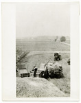 Steam Tractor Threshing at Korn Family Farm, circa 1910