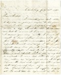 Letter from Stephen Patterson to his mother Julia on July 17, 1862