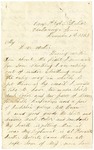 Letter from William Patterson to his mother Julia dated December 6, 1863