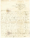 Letter from William Patterson to his mother Julia dated May 6, 1863