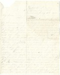 Letter from William Patterson to his mother Julia, dated July 6, 1863