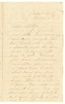 Letter from John Patterson to his mother Julia July 26th, 1864