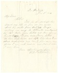 Letter from William Patterson to his mother Julia written from the field of battle on June 1, 1864