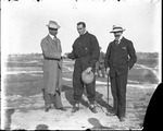Claude Grahame-White, Baron Roman Rosen, and George von Lengerke Meyer at the Harvard-Boston Aero Meet, September, 1910