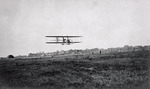 George Beatty flying a Wright Model A Flyer at the Harvard-Boston Aero Meet, August - September, 1911