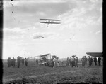 Two Wright Model B Flyers flying at the Harvard-Boston Aero Meet, August - September, 1911