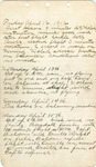 Diary from Charles Wald while he was stationed at Simms Station, Ohio, April through June, 1912 by Charles Wald
