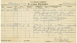 Flight Log from Charles Wald During a Visit to Glen Head, New York, 1912 by Charles Wald