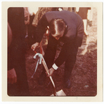 Walter "Ted" Truslow breaking ground