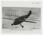 Rohrbach Rotating Wing Aeroplane