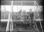 Two Men Seated in Wright Model B