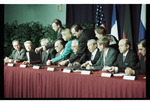 International Presidents and Representatives Presented with Peace Plans at the Signing of the Dayton Peace Agreement by Dayton Daily News and Jan Underwood