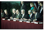 International Presidents and Representatives Presented with Peace Plans at the Signing of the Dayton Peace Agreement by Dayton Daily News and Jan Underwood
