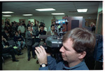 Camera Operator Recording Press at the Signing of the Dayton Peace Agreement by Dayton Daily News and Jan Underwood