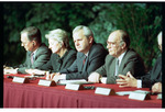 International Officials At the Signing Table Dayton Peace Accords by Dayton Daily News and Jan Underwood