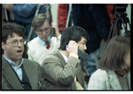 A Member of the Press Speaking on Cellphone at the Signing of the Dayton Peace Agreement by Dayton Daily News and Jan Underwood