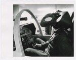 Kent Aldrich wearing the News Super Cockpit Helmet by Dayton Daily News and Bill Waugh