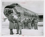 Colonel John F. Wadman Take Delivery of a B-37 by Dayton Daily News and Paul Horn