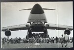Visitors Flock Through a Lockheed C-5 Galaxy Transport by Dayton Daily News and Gordon K. Morioka