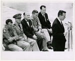 Officials During Press Conference of First Flight of a McDonnell Douglas F-4 Phantom II by Dayton Daily News and Bill Koehler
