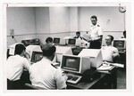 Air Force Institute of Technology Students in the Computer Room by Dayton Daily News and Ed Roberts