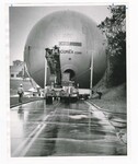 Orbit Movers and Erectors Move a Giant Sphere for Laser Bean Testing by Dayton Daily News and Ty Greenlees