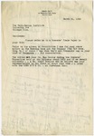 Letter, Frank Olt to The Wahl-Henius Institute by Fred Olt