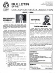 Bulletin - October, 1984 by Civil Aviation Medical Association