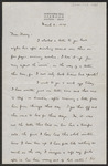 Letter, March 3, 1924 Katharine Wright  to Harry [Henry J. Haskell]