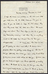 Letter, Evening of November 16, 1925, Katharine Wright to Henry J. Haskell