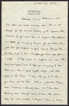 Letter, Evening of February 6, 1926, Katharine Wright to Henry J. Haskell