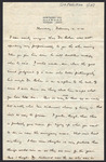 Letter, February 18, 1926, Katharine Wright to Henry J. Haskell