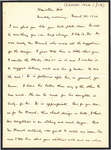 Letter, March 28, 1926, Katharine Wright to Henry J. Haskell