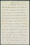 Letter, Evening of April 26, Katharine Wright to Henry J. Haskell