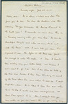 Letter, Evening of July 25, 1926, Katharine Wright to Henry J. Haskell by Katharine Wright Haskell