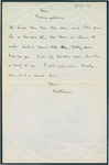 Letter, Undated #43, Katharine Wright to Henry J. Haskell by Katharine Wright Haskell