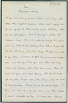 Letter, Undated #11, Katharine Wright to Henry J. Haskell
