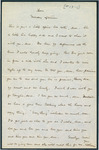 Letter, Undated #13, Katharine Wright to Henry J. Haskell by Katharine Wright Haskell
