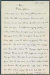 Letter, Undated #19, Katharine Wright to Henry J. Haskell