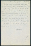 Letter, Undated #22, Katharine Wright to Henry J. Haskell
