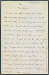 Letter, Undated #25, Katharine Wright to Henry J. Haskell