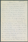 Letter, Undated #39, Katharine Wright to Henry J. Haskell
