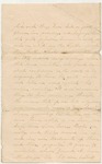 Letter from William McKinney to His Cousin, circa 1862 by William M. McKinney