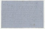 Letter from William McKinney to His Cousin Martha McKinney, circa 1862