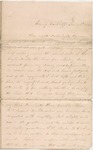 Letter from William McKinney to His Cousin Martha McKinney, January 28, 1862 by William M. McKinney