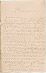 Letter from William McKinney to His Cousin Martha McKinney, February 1, 1862