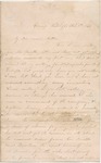 Letter from William McKinney to His Cousin Martha McKinney, February 5, 1862