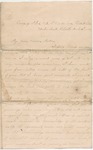 Letter from William McKinney to His Cousin Martha McKinney, March 12, 1862 by William M. McKinney